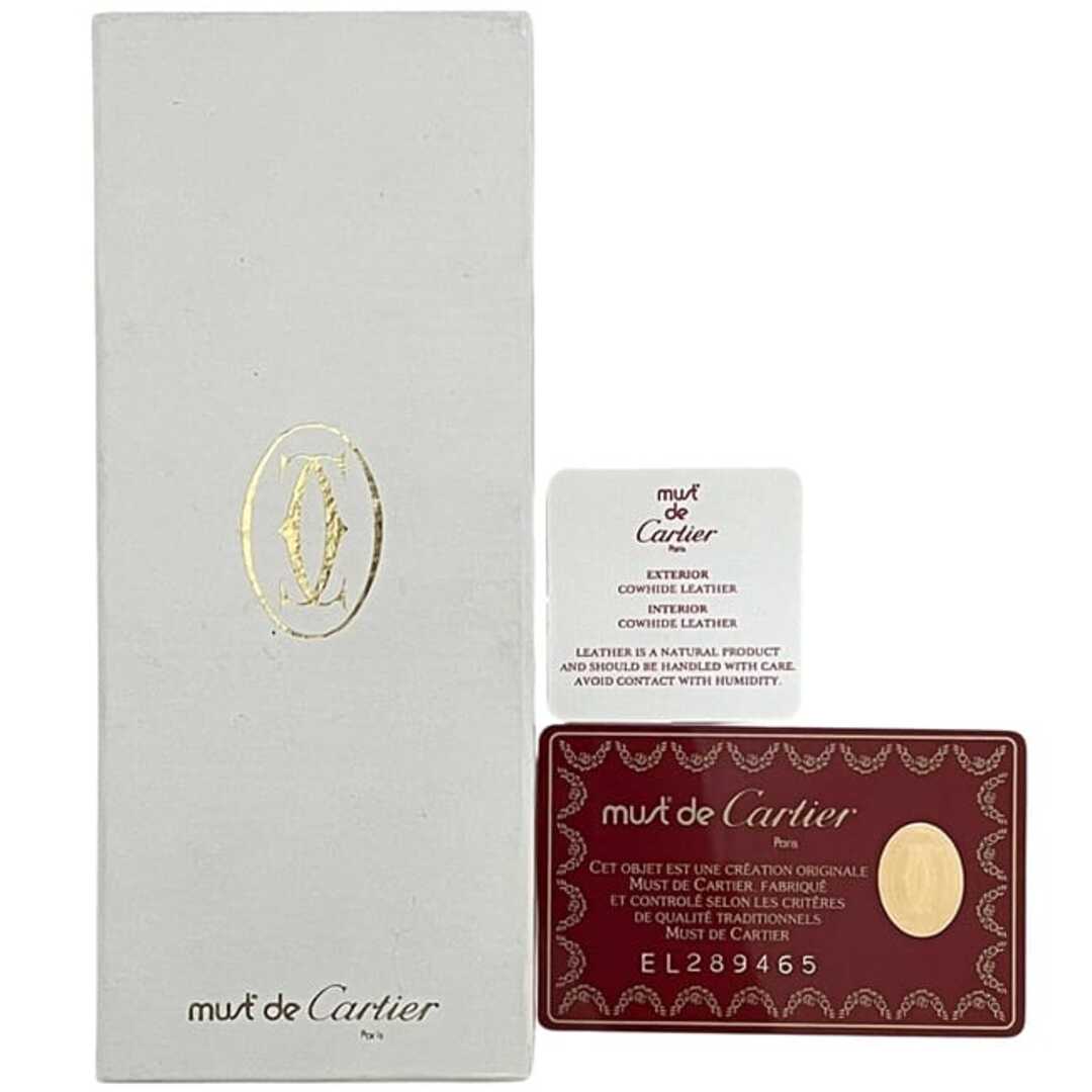 Cartier - カルティエ ペンケース ボルドー マスト 美品 レザー 中古