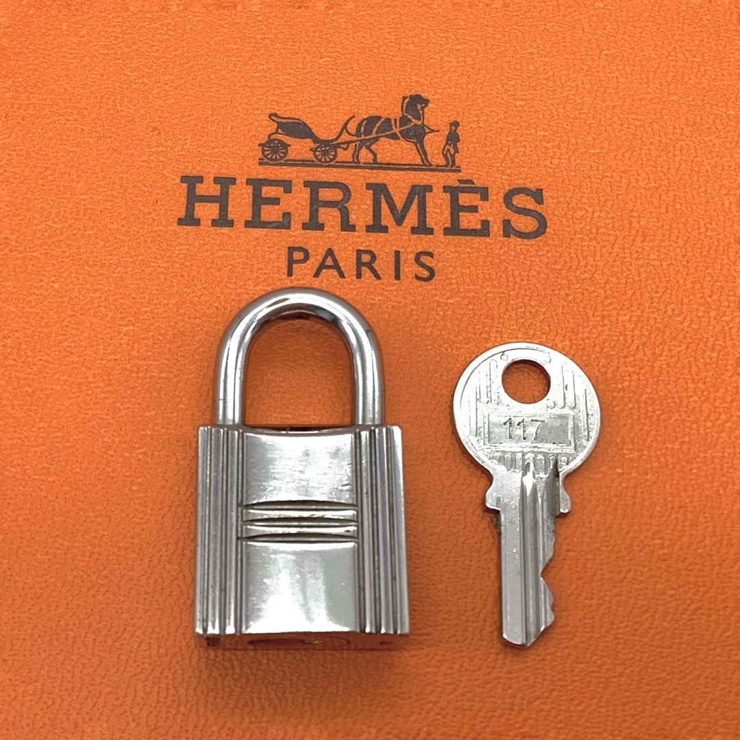 HERMES - 極美品 エルメス カデナ パドロック 鍵 no.117 シルバー 男性