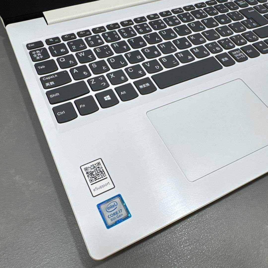 Lenovo - 【高性能】レノボブリザードホワイト☘8世代i7☘NVMe256+1TB