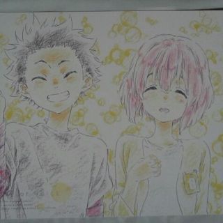 聲の形 特典 フィルム 西宮硝子 硝子 浴衣 石田将也 将也 花火 聲の形