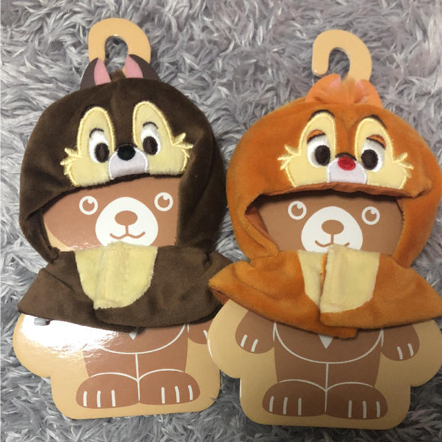 チップとデール ぬいぐるみ服 ユニベア コスチューム ポンチョ