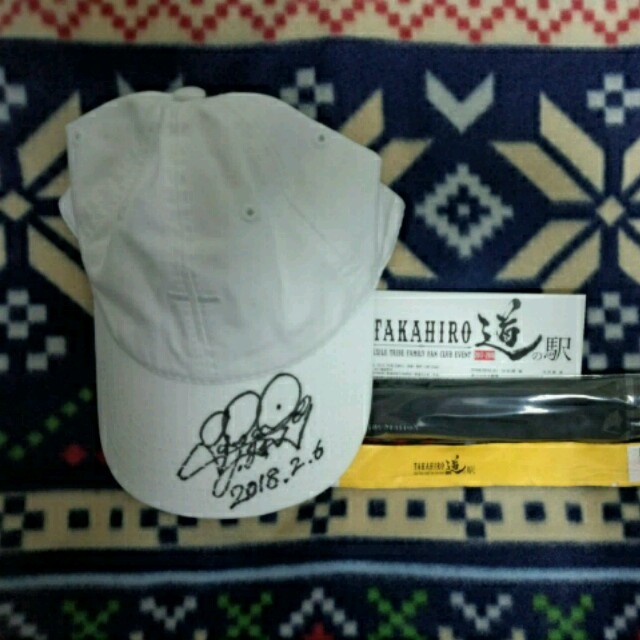 TAKAHIRO 道の駅 サイン入りキャップ帽子