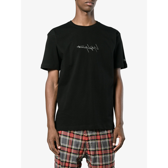 Yohji Yamamoto - ヨウジヤマモト 反転ロゴ 半袖Tシャツ NEW ERA