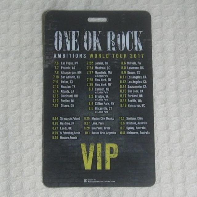 ONE OK ROCK 直筆サイン入り VIPパス付き ONE OK ROCK - ONE OK ROCK