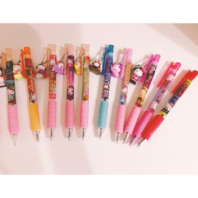 レア多数 Hello Kitty ご当地キティ ボールペン 21本 レア多数 Hello