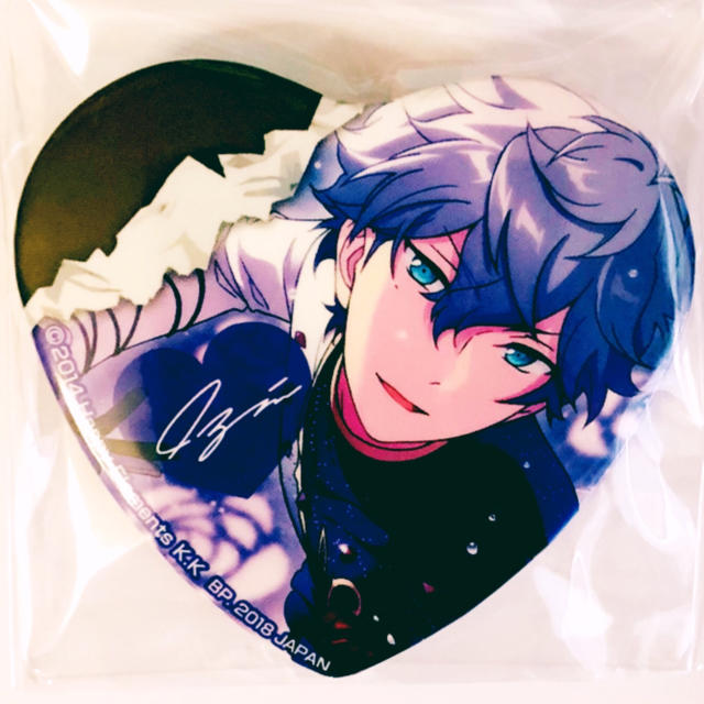 瀬名泉 ハート缶バッジ βホラハロ あんスタ 瀬名泉 ハート缶バッジ 35点