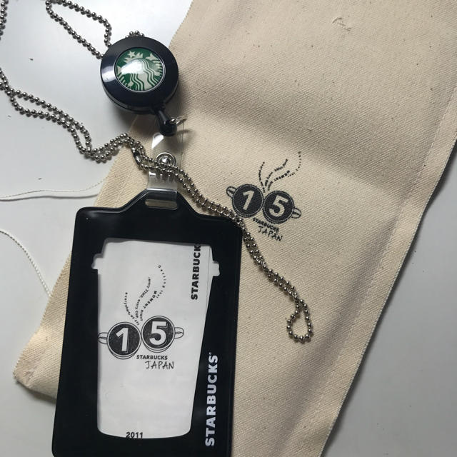 Starbucks Coffee - スタバ 15周年 カードホルダー/IDケースの通販 by