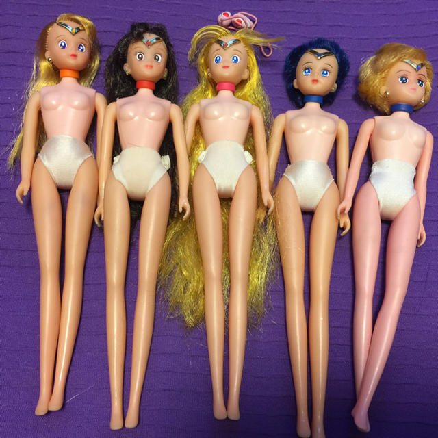 セーラームーン - レア 1993年製 セーラームーン 人形 5体セット