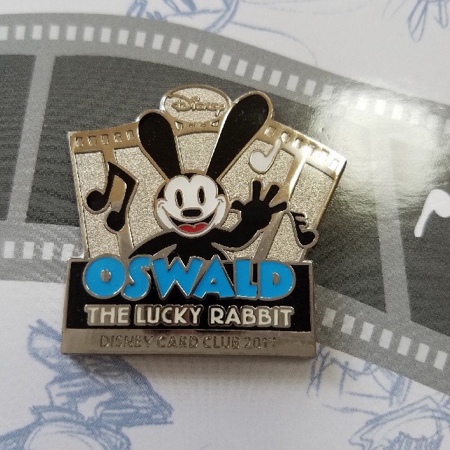 ピン バッジ ディズニー オズワルド ラッキー ラビット ピン バッジ
