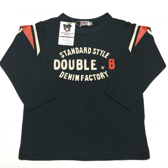 DOUBLE.B - 新品☆DOUBLE.Bダブルビー デニムファクトリーロンT100の