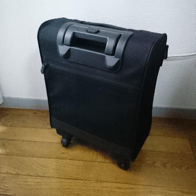 無印良品 四輪キャリーバッグ 黒 特大 58リットル スーツケース 廃盤品