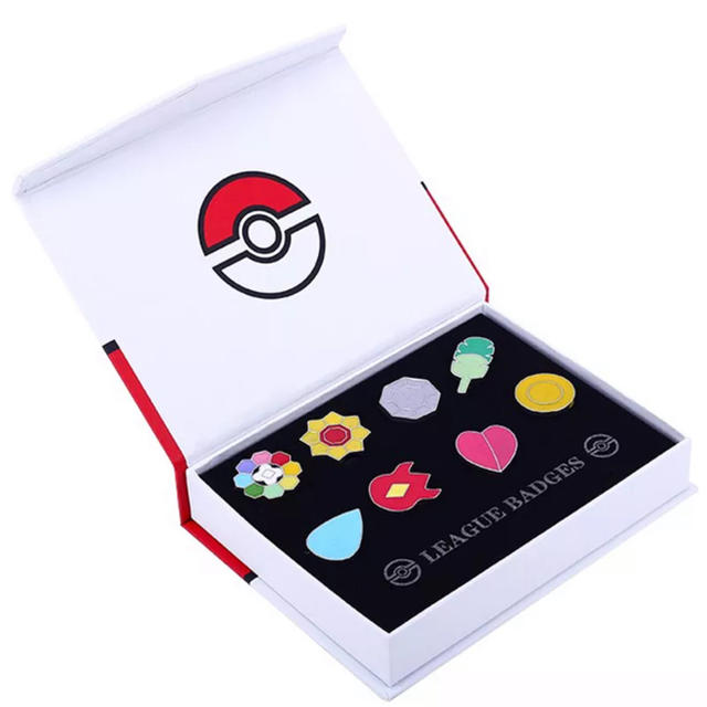 激レア ポケモン ピンバッジ ジムバッジ セット カントー 新品