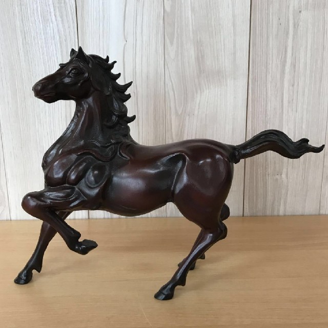 馬の置物 オブジェ 鉄製 金属工芸 インテリア 風水の通販 by YB's shop