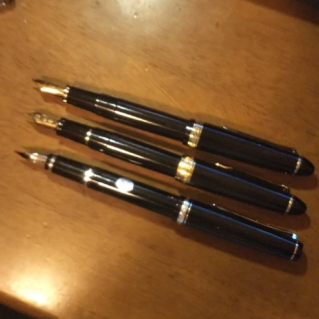 万年筆 3本セット パイロットセーラー