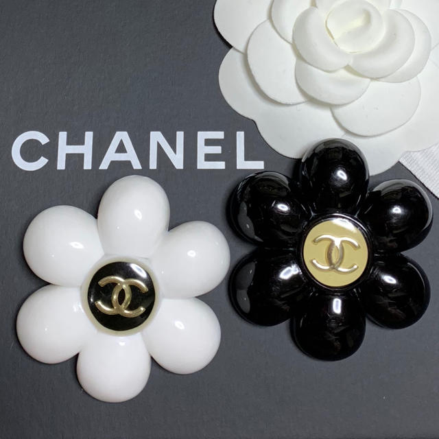 CHANEL - 正規品 希少＊レア シャネル カメリア 花 フラワー ブローチ