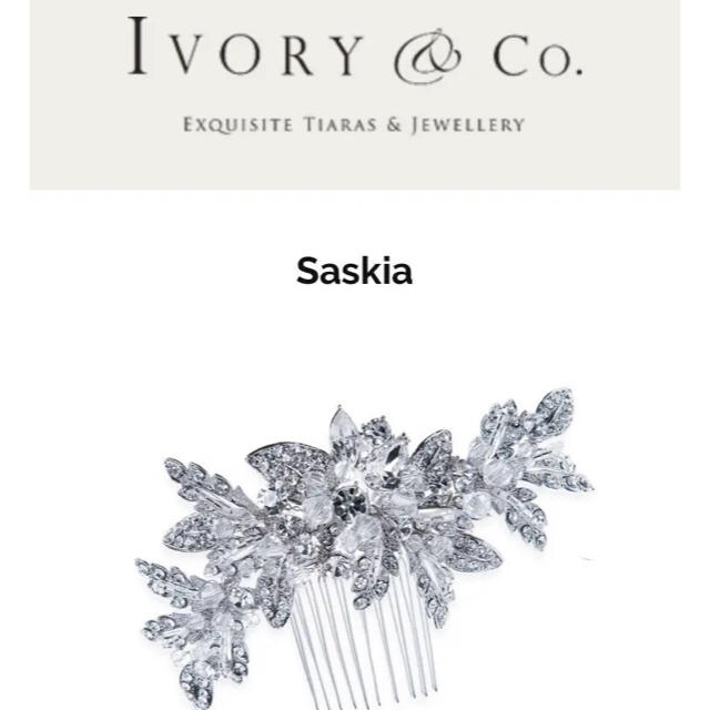 ivory&co ヘアアクセサリー saskia
