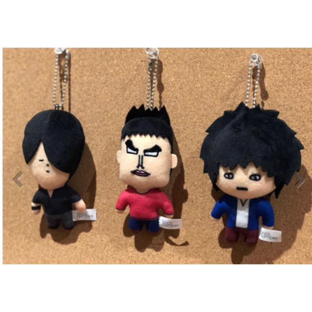 新品】back number メンバーぬいぐるみキーホルダー BACK NUMBER