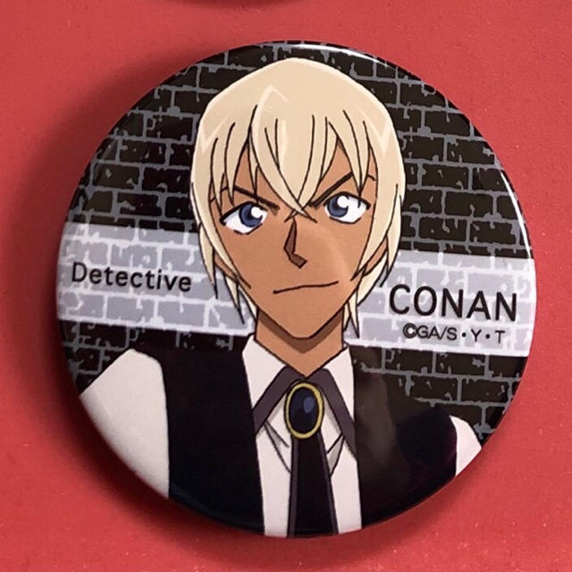 セット最安値☆名探偵コナンプラザ 黒鉄の魚影 スクエア缶バッジ 安室