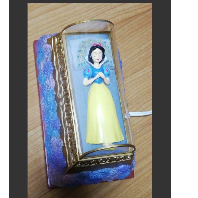 ディズニー白雪姫ルームランプ置物希少ライト希少フィギュア