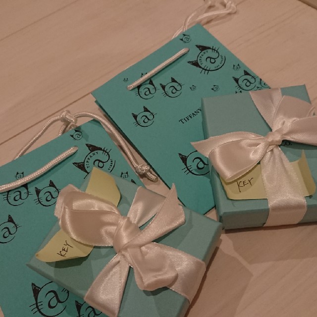 ティファニー ニューヨーク本店限定 ショッパー チャーム 2セット