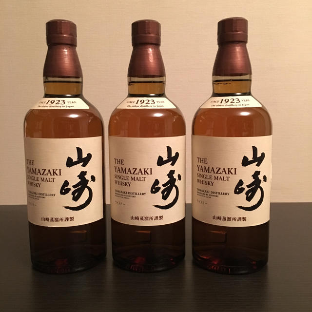 ウイスキー 山崎3本 未開封山崎3本白州1本 180ml ミニボトル4