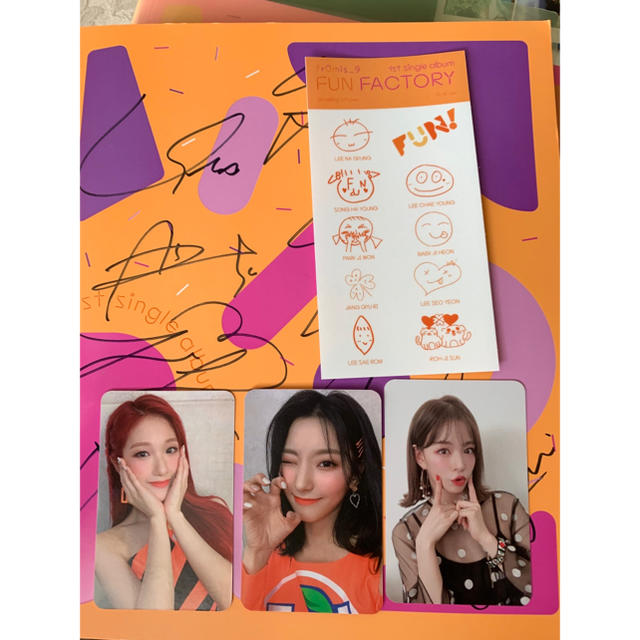 fromis_9 全メンバー ショップ 直筆サイン入りアルバム fromis_9 対面