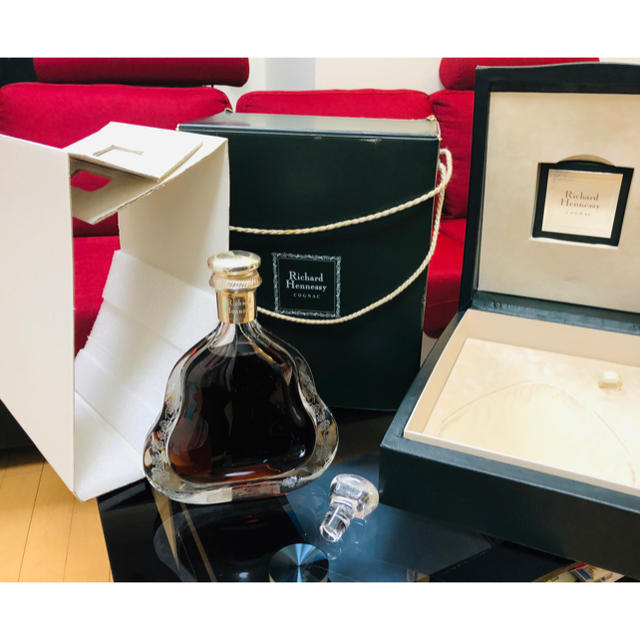 ヘネシー☆リシャール☆空瓶 ヘネシーリシャール空瓶 箱付き 旧
