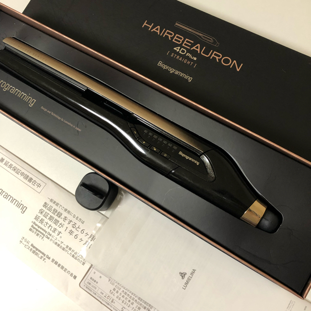 アウトレット 【美品】HAIRBEAURON 4D Plus ストレートヘアアイロン 美