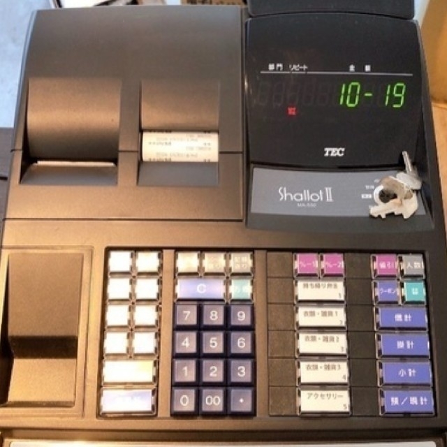 TEC MA-550 レジスター 8⁄7すぐ使える設定無料東芝テック10部門イン