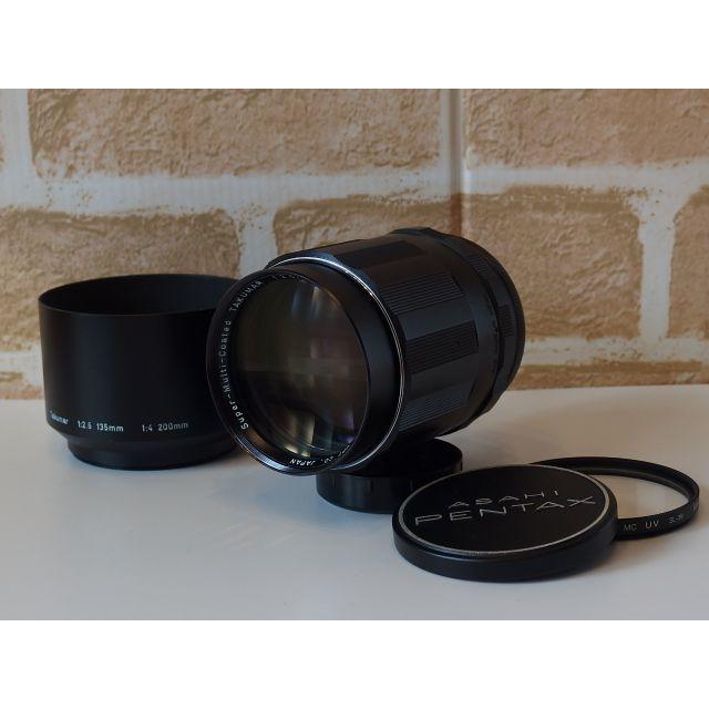 Super Takumar 135mm F2.5 純正フード保護フィルター付き Evans様専用