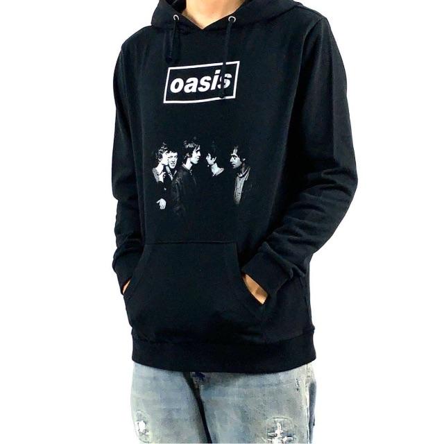 オアシス OASIS フーディ ジップパーカー 黒 M