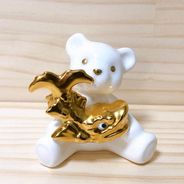 激レア・美品】ノリタケ Noritake テディベア 熊 飾り/置物インテリア