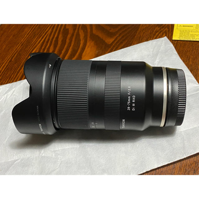 お得保証残約1年新同品Tamron28-75mm F2.8 A063フィルタ