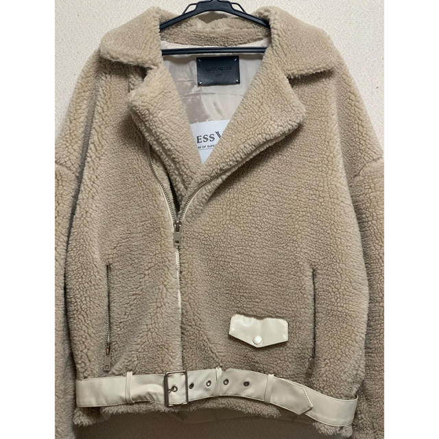 galaabenD ガラアーベント クラッシュ加工ダブルライダースジャケット M