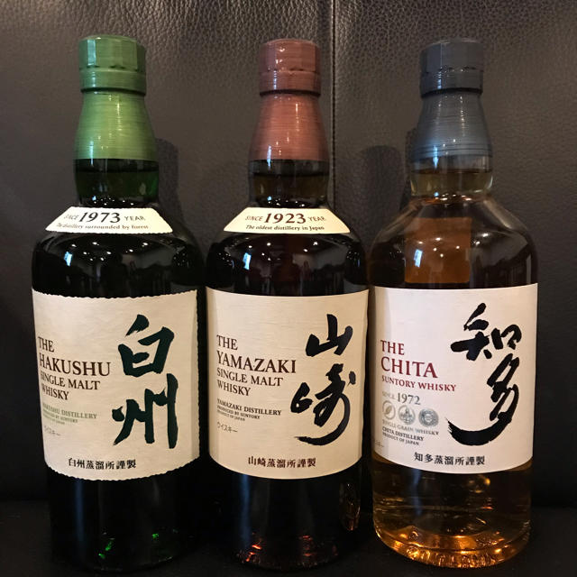 山崎白州知多 白州 山崎 サントリー (180ml)3本セット 白州・山崎