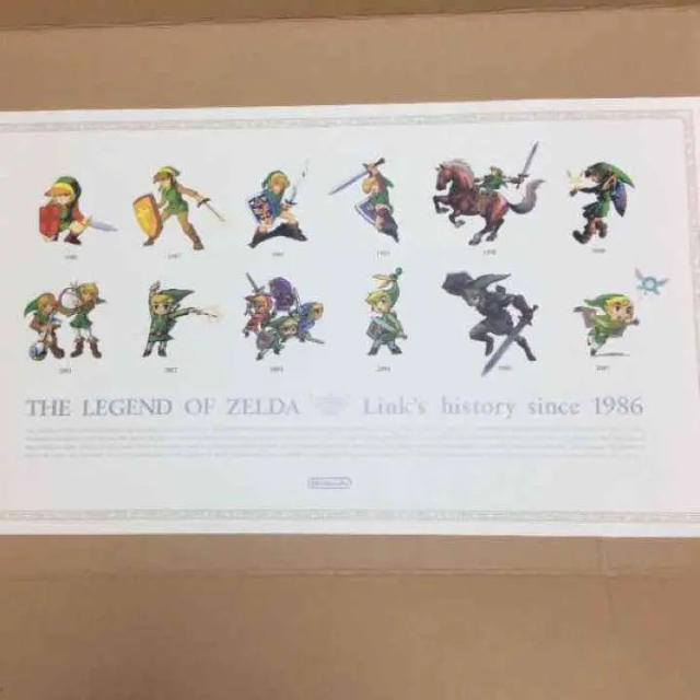 非売品ゼルダの伝説 ブレスオフザワイルド 任天堂 B2 サイズ ポスター