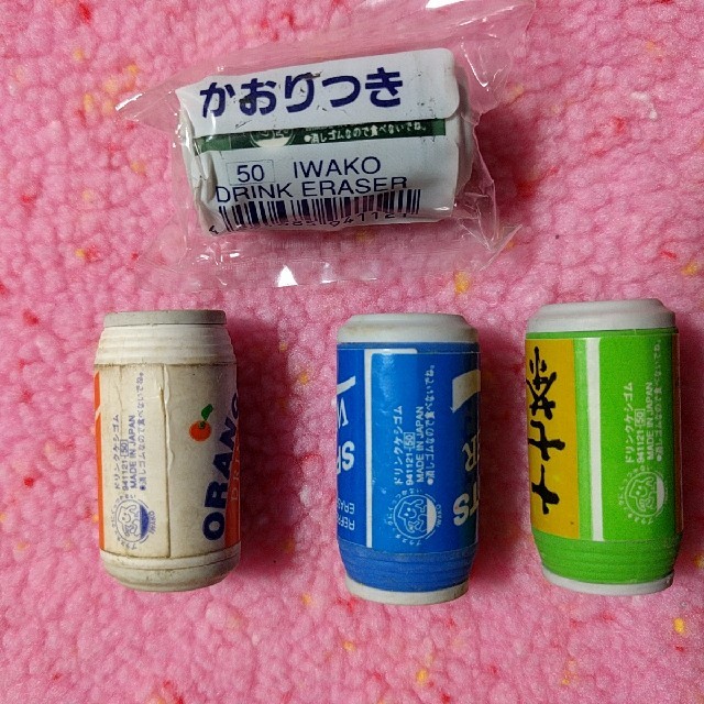 レトロ♡】缶ジュース 消しゴムの通販 by りんりん's shop｜ラクマ