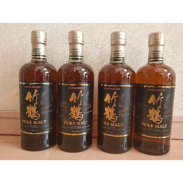 竹鶴ピュアモルト4本セット 竹鶴ピュアモルト3本 ○ニッカ 竹