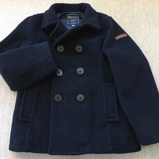 未使用ミキハウスフリース 未使用！ミキハウス コート100 Pコート100