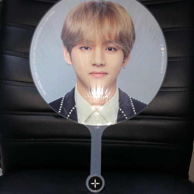 BTS 公式うちわ テヒョン テテ BTS V 公式 うちわ 5点セット キム