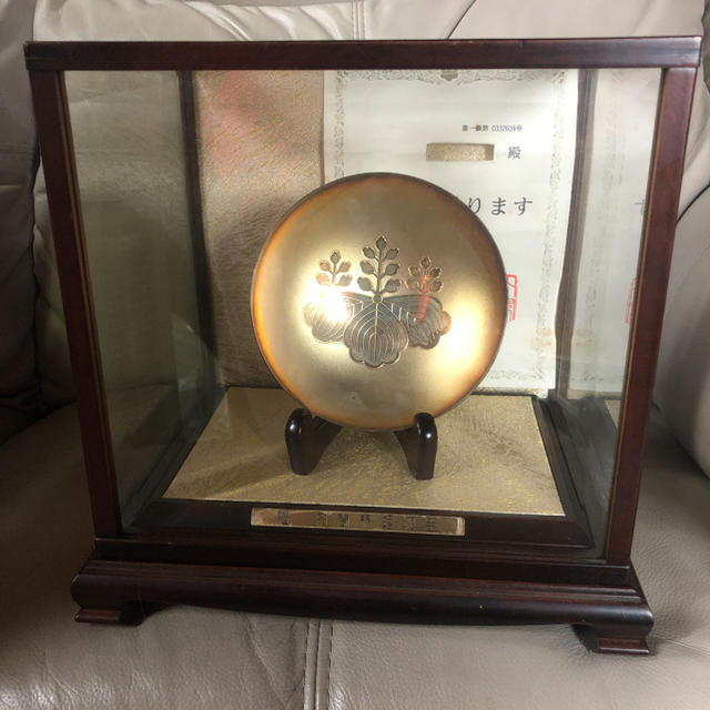 ぷ*ん様 総重量 391g 純銀製 銀盃 大中小3個セット 内閣総理大臣造幣局