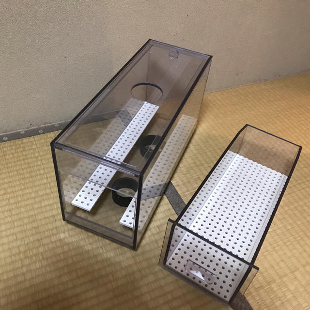 オーバーフロー用の濾過層×ウールボックス □ウールボックス□W200×D290×