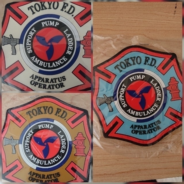 東京消防 TOKYO RESCUE ワッペン3枚セット 東京消防庁 ワッペン