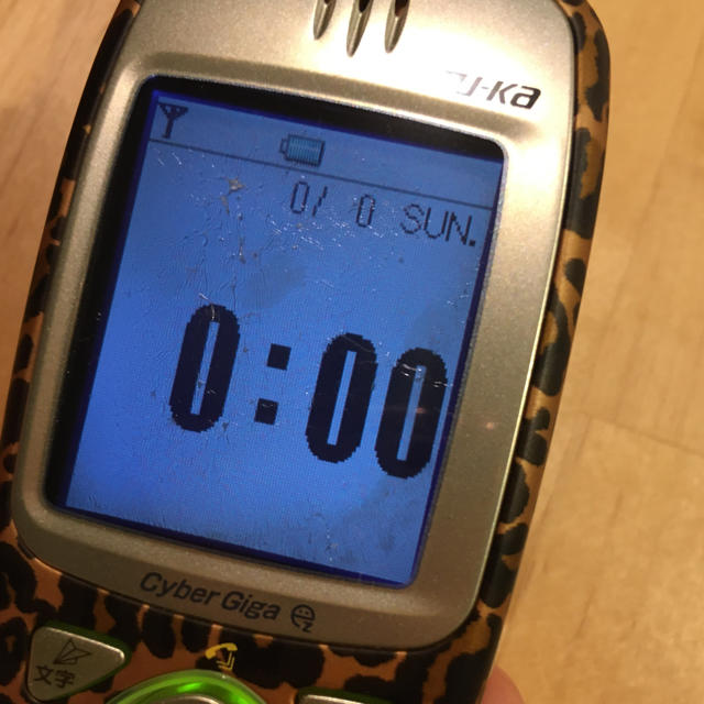 浜崎あゆみ TU-KA Cyber Giga ヒョウ柄 携帯電話 モックアップ