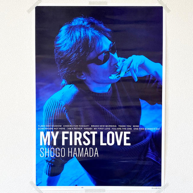 超貴重！！浜田省吾「さよならゲーム」ジャンボポスター（額無し） 超