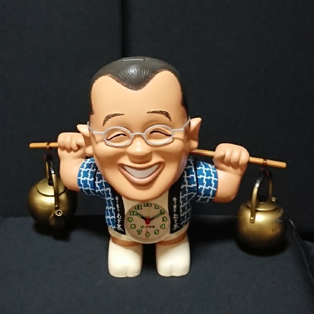 伊藤園ミネラル麦茶懸賞当たり景品‼️鶴瓶のダンシングクロック