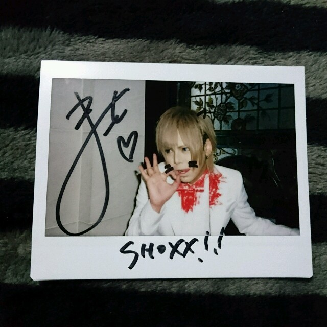 R指定桜花チェキマモ レア☆V系☆R指定【七星】直筆サイン☆生