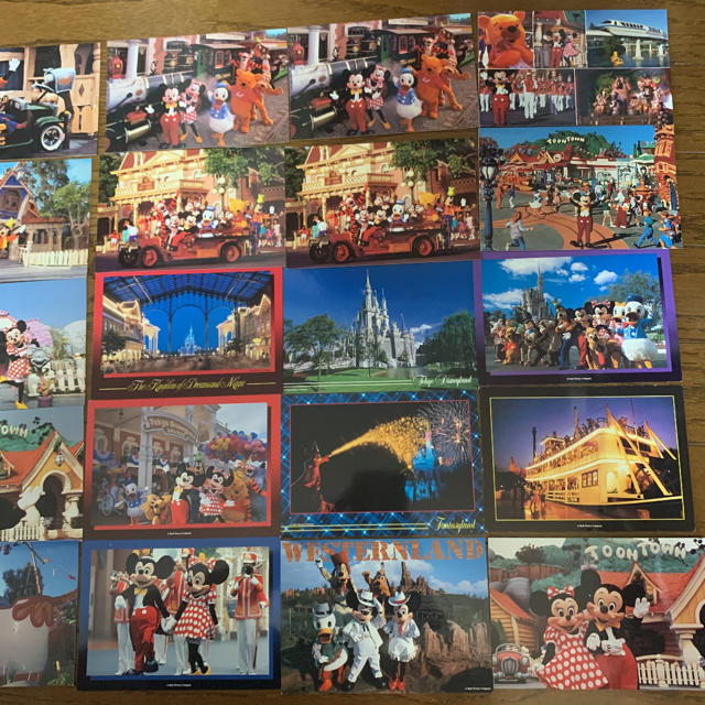 Disney - 【レア 】 ディズニー 昭和レトロ ポストカード 24枚 セット