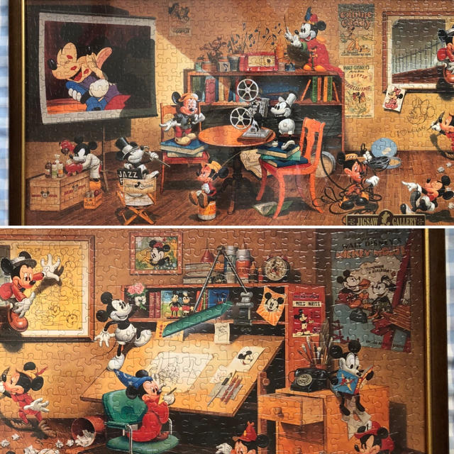 Disney - ☆【DISNEY】歴代ミッキーマウス大集合！ジグソーパズル(完成