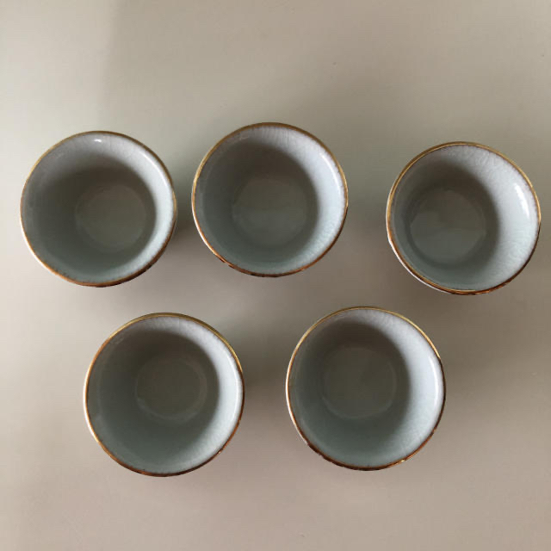 レトロ九谷焼おちょこ15個セット レトロ九谷焼おちょこ15個セット